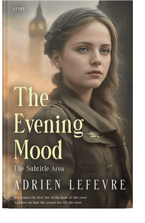 Front view of Taupe #29321 - Premade Historical Book Cover