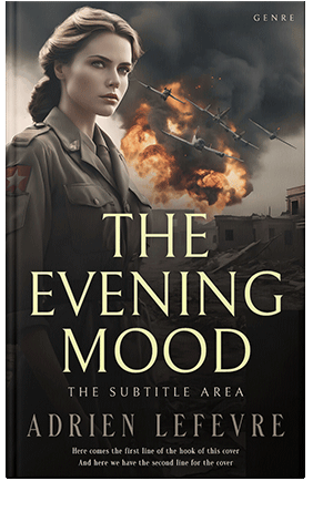 Pre Made Book Cover Cod Gray