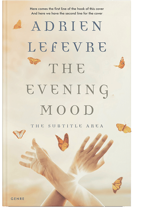 Front view of Quarter Spanish White #29331 - Premade Abstract Book Cover