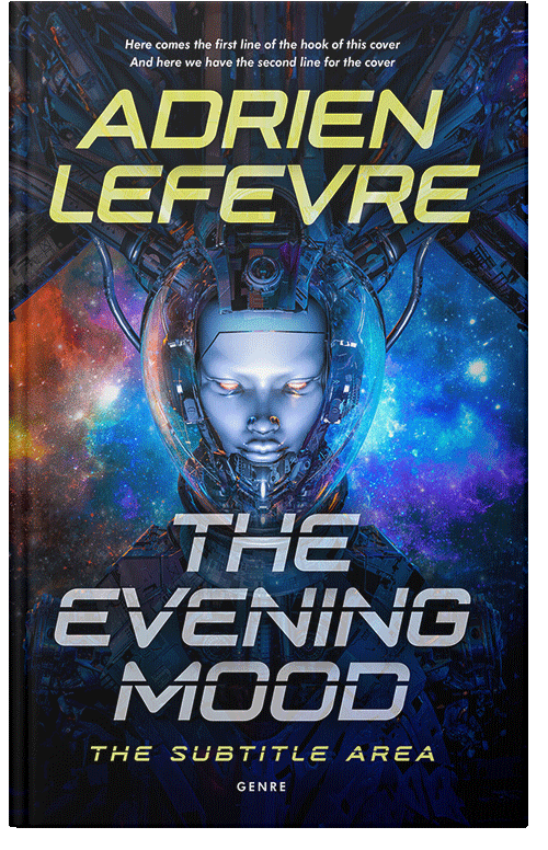 Front view of Foggy Gray #29335 - Premade Science Fiction Book Cover