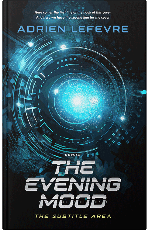 Front view of Black Pearl #29337 - Premade Science Fiction Book Cover