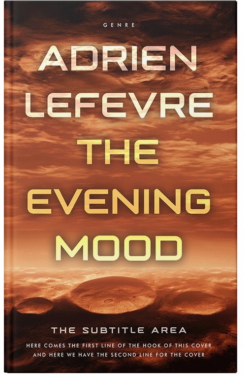 Front view of Premade Science Fiction Book Cover - Paarl