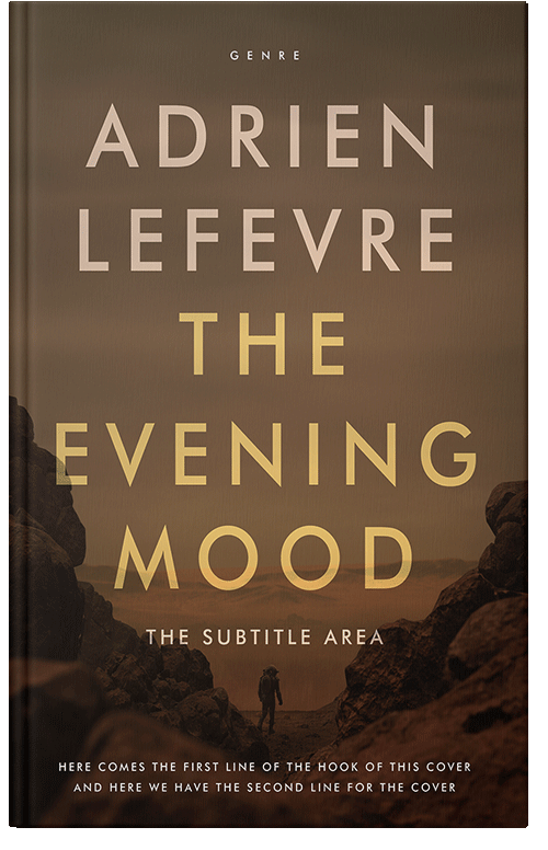 Front view of Quincy #29343 - Premade Science Fiction Book Cover