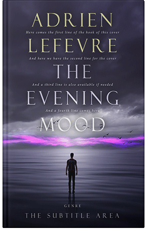 Pre Made Book Cover Steel Gray