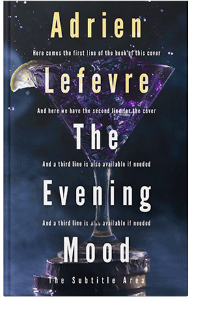 Pre Made Book Cover Ebony