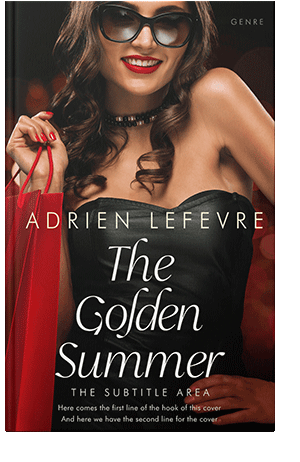 Pre Made Book Cover Chestnut Rose