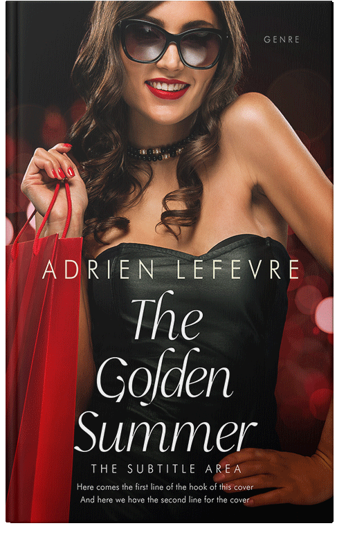 Front view of Chestnut Rose #29361 - Premade Literary Fiction Book Cover