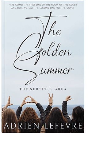 Pre Made Book Cover Cocoa Brown