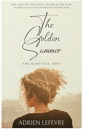 Pre Made Book Cover Ecru White