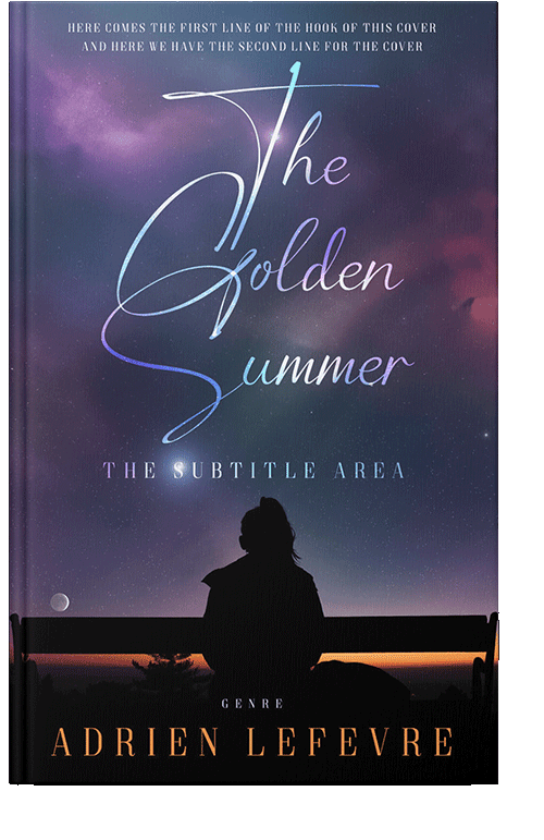 Front view of Ebony Clay #29372 - Premade Teen & Young Adult Book Cover