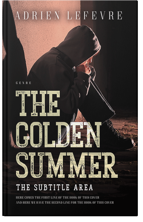 Front view of Cocoa Brown #29380 - Premade Teen & Young Adult Book Cover