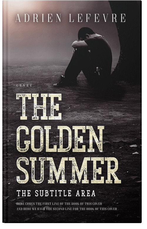 Front view of Premade Teen & Young Adult Book Cover - Thunder