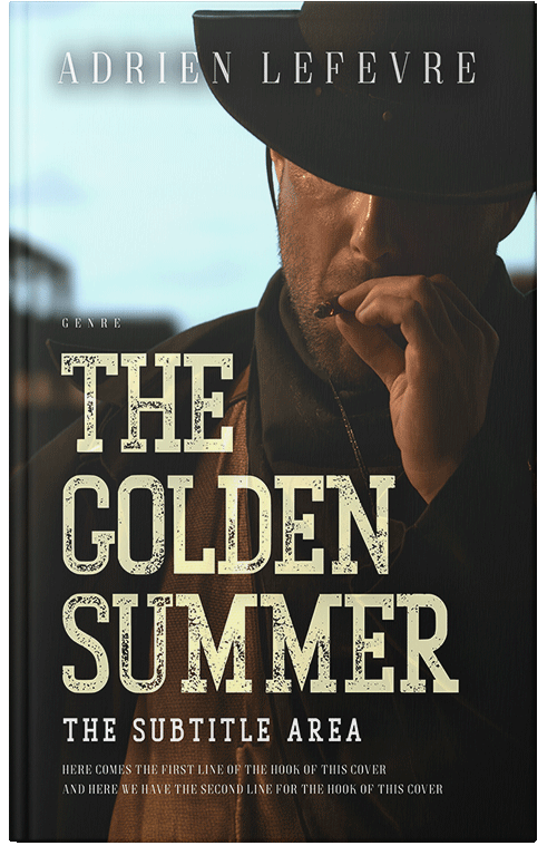 Front view of Willow Brook #29382 - Premade Action & Adventure Book Cover