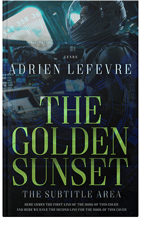 Pre Made Book Cover Swamp Green