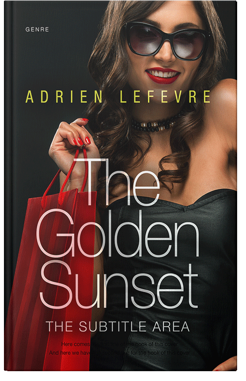 Front view of Premade Business Book Cover - Contessa