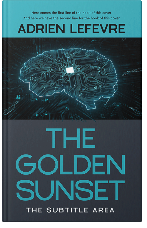 Front view of Premade Science & Nature Book Cover - Mirage