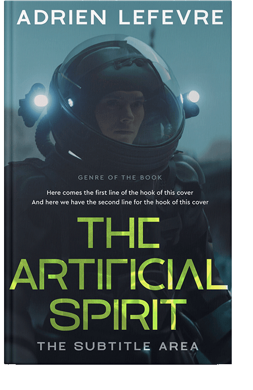 Front view of Mirage #29423 - Premade Science Fiction Book Cover