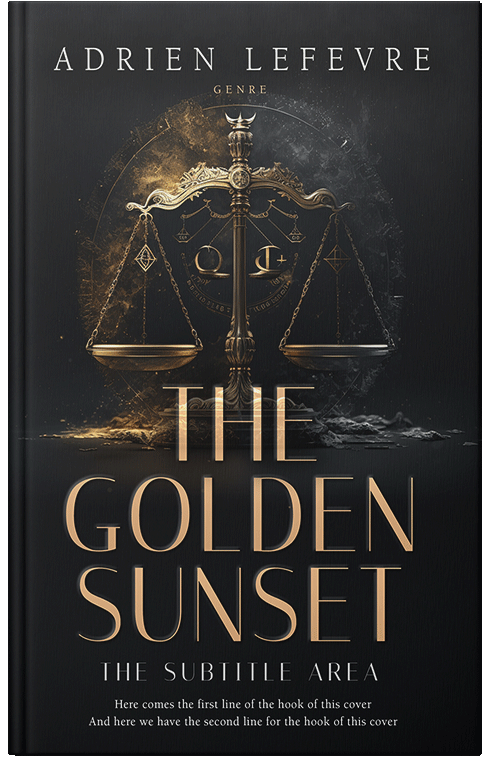 Front view of Premade Religion & Spirituality Book Cover - Woodsmoke