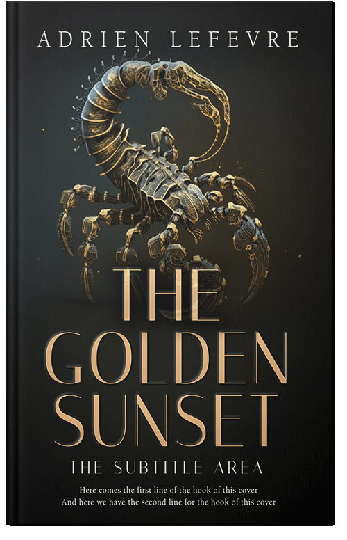 Front view of Premade Abstract Book Cover - Rangoon Green