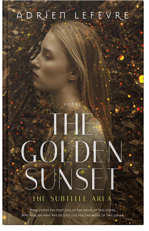 Front view of Mikado #29445 - Premade Literary Fiction Book Cover