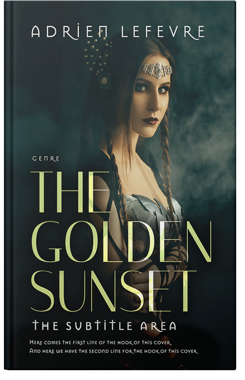 Front view of Premade Fantasy Book Cover - Bunker