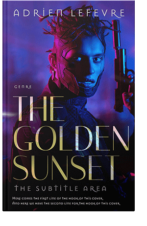 Pre Made Book Cover Aubergine