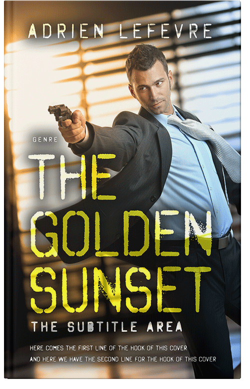 Front view of Raffia #29458 - Premade Mystery & Thriller & Suspense Book Cover