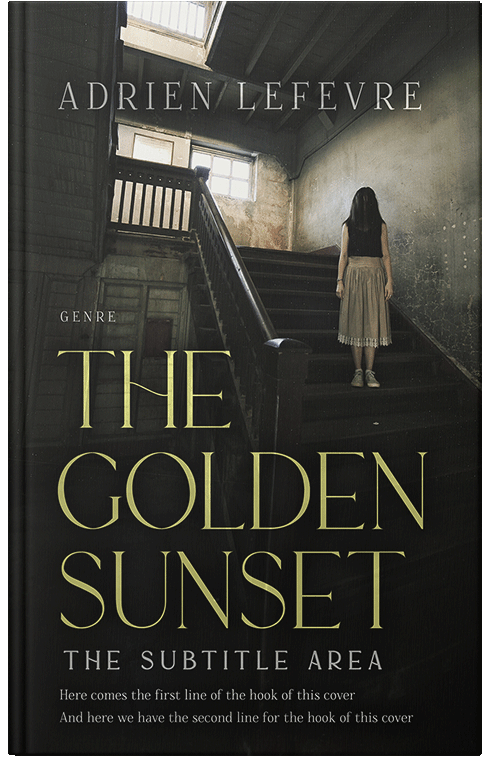 Front view of Rangoon Green #29462 - Premade Horror Book Cover