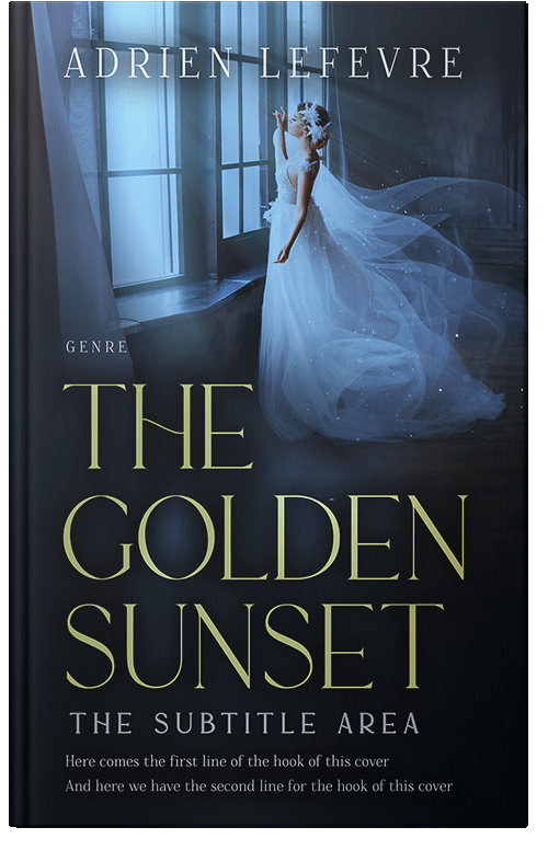 Front view of Mirage #29464 - Premade Fantasy Book Cover