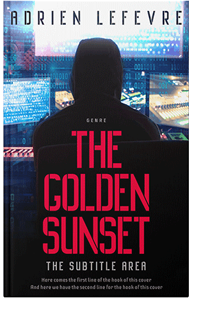 Pre Made Book Cover Ebony