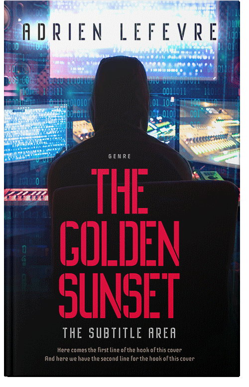 Front view of Ebony #29466 - Premade Mystery & Thriller & Suspense Book Cover