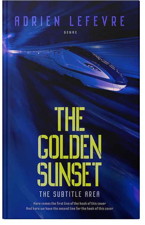 Front view of Deep Cove #29467 - Premade Action & Adventure Book Cover