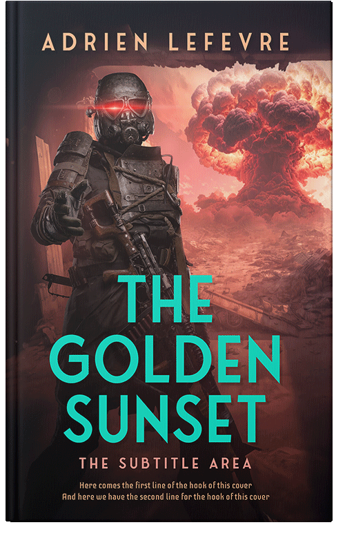 Front view of Premade Apocalyptica Book Cover - Japonica