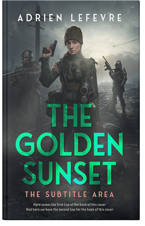 Front view of Outer Space #29471 - Premade Apocalyptica Book Cover