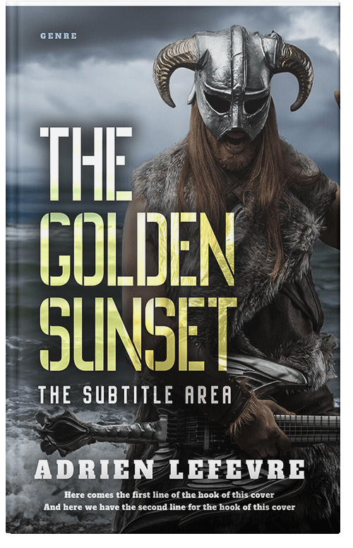 Front view of Thunder #29473 - Premade Historical Book Cover