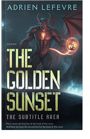 Pre Made Book Cover Ebony Clay