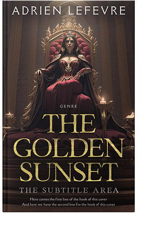 Pre Made Book Cover Cocoa Brown