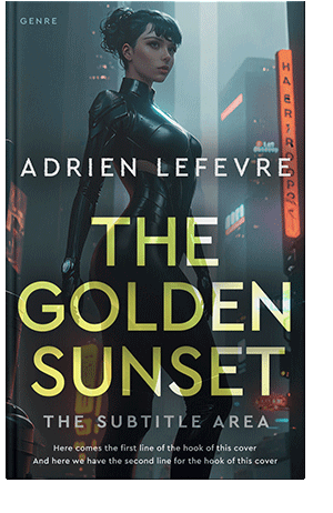 Pre Made Book Cover Mirage