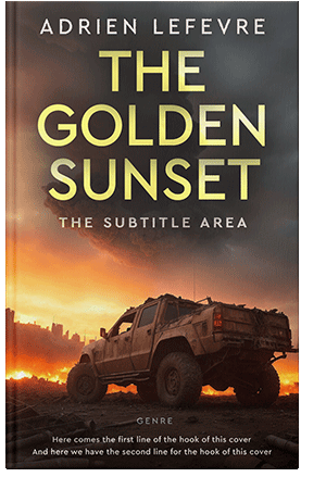 Pre Made Book Cover Cocoa Brown