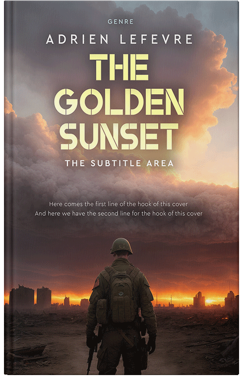 Front view of Woody Brown #29484 - Premade Apocalyptica Book Cover