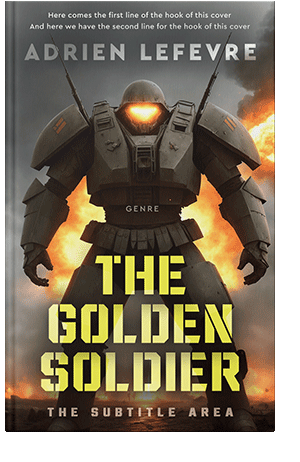 Pre Made Book Cover Taupe