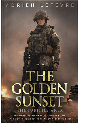 Pre Made Book Cover Tobacco Brown