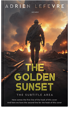 Pre Made Book Cover Cocoa Brown