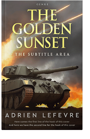 Pre Made Book Cover Taupe