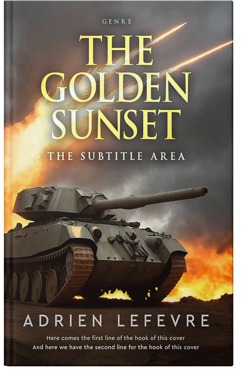 Front view of Taupe #29495 - Premade Historical Book Cover