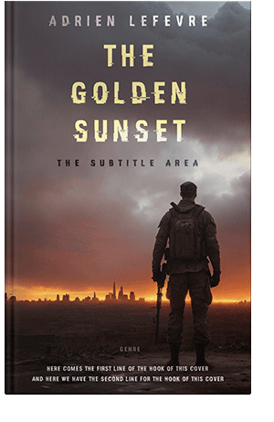 Pre Made Book Cover Woody Brown