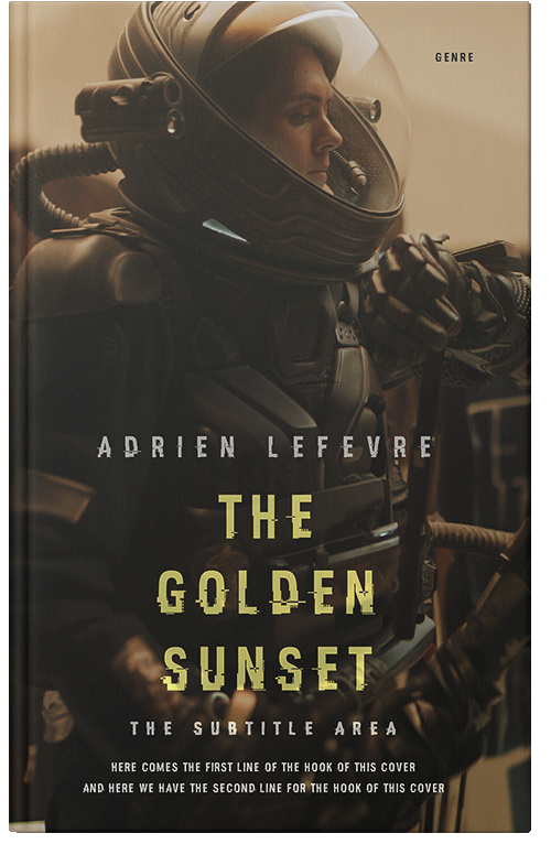 Front view of Zeus #29498 - Premade Apocalyptica Book Cover