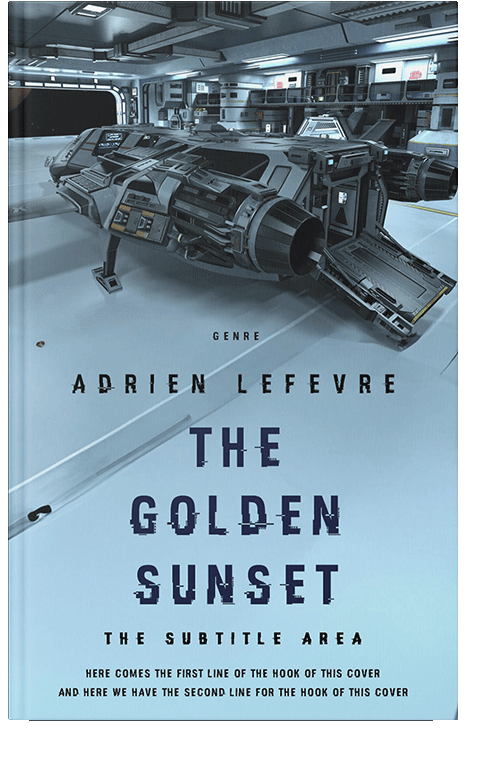 Front view of Regent St Blue #29499 - Premade Apocalyptica Book Cover