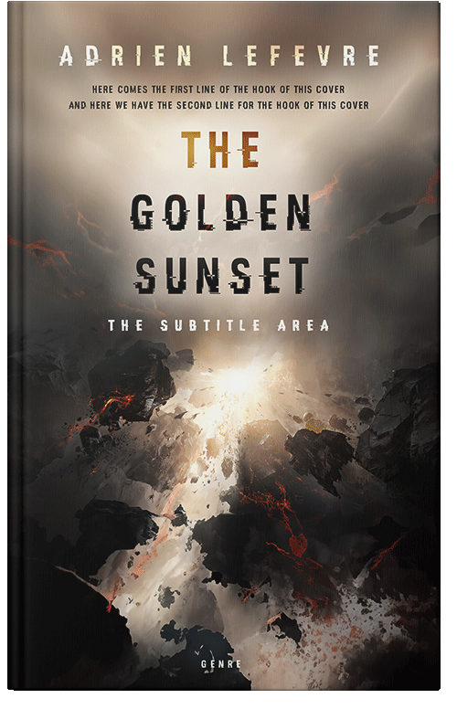 Front view of Dune #29500 - Premade Science Fiction Book Cover