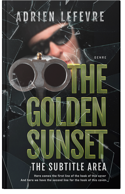 Front view of Premade Mystery & Thriller & Suspense Book Cover - Indian Khaki